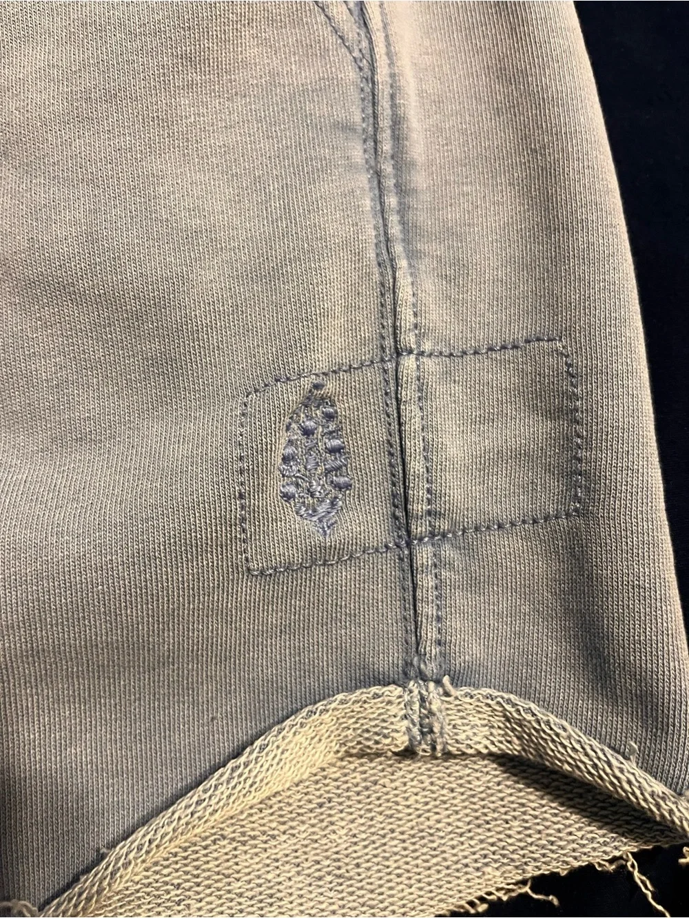 Free People Light blue High-Rise Lounge Shorts
